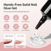 image:imageMelodySusie French Tips Press On ToenailsSharp Square 300Pcs 15 Sizes X PreDesigned High Gloss Berry Pink Soft Gel Full Cover Acrylic Fake Nails ExtensionLonglastingampReusableWomen DIYampSalon UseMedium Almond
