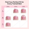 image:imageMelodySusie French Tips Press On ToenailsSharp Square 300Pcs 15 Sizes X PreDesigned High Gloss Berry Pink Soft Gel Full Cover Acrylic Fake Nails ExtensionLonglastingampReusableWomen DIYampSalon UseFrench Tip Square