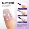 image:imageMelodySusie Galaliver Green Glitter Gel Nail Polish 15ML Sparkly Bright Green Shimmer Gel Polish Soak Off UV LED Cured Long Lasting Gift for Women DIY Nail Design Nail Art Manicure X08Bright Pink X04
