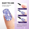 image:imageMelodySusie Galaliver Green Glitter Gel Nail Polish 15ML Sparkly Bright Green Shimmer Gel Polish Soak Off UV LED Cured Long Lasting Gift for Women DIY Nail Design Nail Art Manicure X08Starry Blue X11