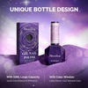 image:imageMelodySusie Galaliver Green Glitter Gel Nail Polish 15ML Sparkly Bright Green Shimmer Gel Polish Soak Off UV LED Cured Long Lasting Gift for Women DIY Nail Design Nail Art Manicure X08Free Purple X06