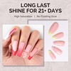 image:imageMelodySusie Galaliver Green Glitter Gel Nail Polish 15ML Sparkly Bright Green Shimmer Gel Polish Soak Off UV LED Cured Long Lasting Gift for Women DIY Nail Design Nail Art Manicure X08Milky PinkA2607