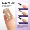 image:imageMelodySusie Galaliver Green Glitter Gel Nail Polish 15ML Sparkly Bright Green Shimmer Gel Polish Soak Off UV LED Cured Long Lasting Gift for Women DIY Nail Design Nail Art Manicure X08Golden Brown X07
