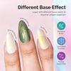 image:imageMelodySusie Galaliver Green Glitter Gel Nail Polish 15ML Sparkly Bright Green Shimmer Gel Polish Soak Off UV LED Cured Long Lasting Gift for Women DIY Nail Design Nail Art Manicure X08WhiteYellow Aurora ShimmerG2303