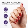 image:imageMelodySusie Galaliver Green Glitter Gel Nail Polish 15ML Sparkly Bright Green Shimmer Gel Polish Soak Off UV LED Cured Long Lasting Gift for Women DIY Nail Design Nail Art Manicure X08AChristmas Red GlitterX01