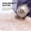 image:imageMelodySusie Galaliver Green Glitter Gel Nail Polish 15ML Sparkly Bright Green Shimmer Gel Polish Soak Off UV LED Cured Long Lasting Gift for Women DIY Nail Design Nail Art Manicure X08Nude Pink X03