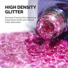 image:imageMelodySusie Galaliver Green Glitter Gel Nail Polish 15ML Sparkly Bright Green Shimmer Gel Polish Soak Off UV LED Cured Long Lasting Gift for Women DIY Nail Design Nail Art Manicure X08Romantic Hot Pink GlitterX14