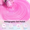 image:imageMelodySusie Galaliver Green Glitter Gel Nail Polish 15ML Sparkly Bright Green Shimmer Gel Polish Soak Off UV LED Cured Long Lasting Gift for Women DIY Nail Design Nail Art Manicure X08Jelly Hot Pink ShimmerG2610