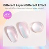 image:imageMelodySusie Galaliver Green Glitter Gel Nail Polish 15ML Sparkly Bright Green Shimmer Gel Polish Soak Off UV LED Cured Long Lasting Gift for Women DIY Nail Design Nail Art Manicure X08Shimmer Aurora Yellow PinkG2608