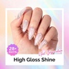 image:imageMelodySusie Galaliver Green Glitter Gel Nail Polish 15ML Sparkly Bright Green Shimmer Gel Polish Soak Off UV LED Cured Long Lasting Gift for Women DIY Nail Design Nail Art Manicure X08Shimmer Aurora Yellow PinkG2608