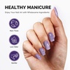 image:imageMelodySusie Galaliver Green Glitter Gel Nail Polish 15ML Sparkly Bright Green Shimmer Gel Polish Soak Off UV LED Cured Long Lasting Gift for Women DIY Nail Design Nail Art Manicure X08Courage Purple X05