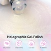 image:imageMelodySusie Galaliver Green Glitter Gel Nail Polish 15ML Sparkly Bright Green Shimmer Gel Polish Soak Off UV LED Cured Long Lasting Gift for Women DIY Nail Design Nail Art Manicure X08WhiteYellow Aurora ShimmerG2303