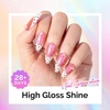 image:imageMelodySusie Galaliver Green Glitter Gel Nail Polish 15ML Sparkly Bright Green Shimmer Gel Polish Soak Off UV LED Cured Long Lasting Gift for Women DIY Nail Design Nail Art Manicure X08Jelly Pink ShimmerG2610