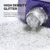 image:imageMelodySusie Galaliver Pink Glitter Gel Nail Polish 15ML Sparkly Purple Shimmer Gel Polish Soak Off UV LED Cured Long Lasting Gift for Women DIY Nail Design Nail Art Manicure X06Colorful Silver GlitterX09