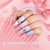 image:imageMelodySusie Galaliver Pink Glitter Gel Nail Polish 15ML Sparkly Purple Shimmer Gel Polish Soak Off UV LED Cured Long Lasting Gift for Women DIY Nail Design Nail Art Manicure X06Baby Blue253