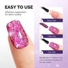 image:imageMelodySusie Galaliver Pink Glitter Gel Nail Polish 15ML Sparkly Purple Shimmer Gel Polish Soak Off UV LED Cured Long Lasting Gift for Women DIY Nail Design Nail Art Manicure X06Romantic Hot Pink GlitterX14