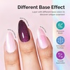 image:imageMelodySusie Galaliver Pink Glitter Gel Nail Polish 15ML Sparkly Purple Shimmer Gel Polish Soak Off UV LED Cured Long Lasting Gift for Women DIY Nail Design Nail Art Manicure X06Aurora Pink ShimmerG2607