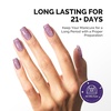 image:imageMelodySusie Galaliver Pink Glitter Gel Nail Polish 15ML Sparkly Purple Shimmer Gel Polish Soak Off UV LED Cured Long Lasting Gift for Women DIY Nail Design Nail Art Manicure X06Free Purple X06