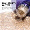 image:imageMelodySusie Galaliver Pink Glitter Gel Nail Polish 15ML Sparkly Purple Shimmer Gel Polish Soak Off UV LED Cured Long Lasting Gift for Women DIY Nail Design Nail Art Manicure X06Golden Brown X07