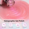 image:imageMelodySusie Galaliver Pink Glitter Gel Nail Polish 15ML Sparkly Purple Shimmer Gel Polish Soak Off UV LED Cured Long Lasting Gift for Women DIY Nail Design Nail Art Manicure X06Jelly Pink ShimmerG2610