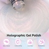 image:imageMelodySusie Galaliver Pink Glitter Gel Nail Polish 15ML Sparkly Purple Shimmer Gel Polish Soak Off UV LED Cured Long Lasting Gift for Women DIY Nail Design Nail Art Manicure X06Shimmer Aurora Yellow PinkG2608