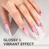 image:imageMelodySusie Galaliver Pink Glitter Gel Nail Polish 15ML Sparkly Purple Shimmer Gel Polish Soak Off UV LED Cured Long Lasting Gift for Women DIY Nail Design Nail Art Manicure X06A2608Cloud Pink