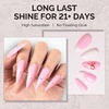 image:imageMelodySusie Galaliver Pink Glitter Gel Nail Polish 15ML Sparkly Purple Shimmer Gel Polish Soak Off UV LED Cured Long Lasting Gift for Women DIY Nail Design Nail Art Manicure X06Baby PinkA2605