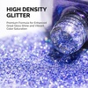 image:imageMelodySusie Galaliver Pink Glitter Gel Nail Polish 15ML Sparkly Purple Shimmer Gel Polish Soak Off UV LED Cured Long Lasting Gift for Women DIY Nail Design Nail Art Manicure X06Starry Blue X11