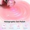 image:imageMelodySusie Galaliver Pink Glitter Gel Nail Polish 15ML Sparkly Purple Shimmer Gel Polish Soak Off UV LED Cured Long Lasting Gift for Women DIY Nail Design Nail Art Manicure X06Aurora Pink ShimmerG2607