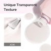 image:imageMelodySusie Gel Nail Kit with PART06G Cordless UV Lamp Rechargeable LED UV Light with Smart Sensor Classic Popular Colors Plant Based Nails Polish with Top Base Coat Builder Gel Beginner Nail KitMilky WhiteJG36