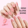 image:imageMelodySusie Gel Nail Kit with PART06G Cordless UV Lamp Rechargeable LED UV Light with Smart Sensor Classic Popular Colors Plant Based Nails Polish with Top Base Coat Builder Gel Beginner Nail KitRose PinkJM18