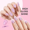 image:imageMelodySusie Gel Nail Kit with PART06G Cordless UV Lamp Rechargeable LED UV Light with Smart Sensor Classic Popular Colors Plant Based Nails Polish with Top Base Coat Builder Gel Beginner Nail KitMilky PurpleJM05
