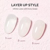 image:imageMelodySusie Gel Nail Kit with PART06G Cordless UV Lamp Rechargeable LED UV Light with Smart Sensor Classic Popular Colors Plant Based Nails Polish with Top Base Coat Builder Gel Beginner Nail KitMilky WhiteJG36
