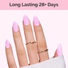 image:imageMelodySusie Gel Nail Kit with PART06G Cordless UV Lamp Rechargeable LED UV Light with Smart Sensor Classic Popular Colors Plant Based Nails Polish with Top Base Coat Builder Gel Beginner Nail KitCotton Candy PurpleJM07