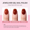 image:imageMelodySusie Gel Nail Kit with PART06G Cordless UV Lamp Rechargeable LED UV Light with Smart Sensor Classic Popular Colors Plant Based Nails Polish with Top Base Coat Builder Gel Beginner Nail KitCocoa BrownB6202