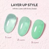 image:imageMelodySusie Gel Nail Kit with PART06G Cordless UV Lamp Rechargeable LED UV Light with Smart Sensor Classic Popular Colors Plant Based Nails Polish with Top Base Coat Builder Gel Beginner Nail KitLight GreenJFR58