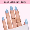 image:imageMelodySusie Gel Nail Kit with PART06G Cordless UV Lamp Rechargeable LED UV Light with Smart Sensor Classic Popular Colors Plant Based Nails Polish with Top Base Coat Builder Gel Beginner Nail KitHaze BlueJP53