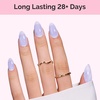 image:imageMelodySusie Gel Nail Kit with PART06G Cordless UV Lamp Rechargeable LED UV Light with Smart Sensor Classic Popular Colors Plant Based Nails Polish with Top Base Coat Builder Gel Beginner Nail KitLavender PurpleJM02
