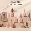 image:imageMelodySusie Gel Nail Kit with PART06G Cordless UV Lamp Rechargeable LED UV Light with Smart Sensor Classic Popular Colors Plant Based Nails Polish with Top Base Coat Builder Gel Beginner Nail KitMilky BlueJM11