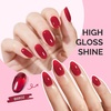 image:imageMelodySusie Gel Nail Kit with PART06G Cordless UV Lamp Rechargeable LED UV Light with Smart Sensor Classic Popular Colors Plant Based Nails Polish with Top Base Coat Builder Gel Beginner Nail KitGlassy RedB6802