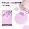 image:imageMelodySusie Gel Nail Kit with PART06G Cordless UV Lamp Rechargeable LED UV Light with Smart Sensor Classic Popular Colors Plant Based Nails Polish with Top Base Coat Builder Gel Beginner Nail KitMilky PurpleJM05