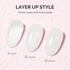 image:imageMelodySusie Gel Nail Kit with PART06G Cordless UV Lamp Rechargeable LED UV Light with Smart Sensor Classic Popular Colors Plant Based Nails Polish with Top Base Coat Builder Gel Beginner Nail KitSheer WhiteJFR81