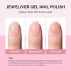 image:imageMelodySusie Gel Nail Kit with PART06G Cordless UV Lamp Rechargeable LED UV Light with Smart Sensor Classic Popular Colors Plant Based Nails Polish with Top Base Coat Builder Gel Beginner Nail KitAMilky PinkJM08