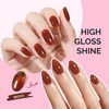 image:imageMelodySusie Gel Nail Kit with PART06G Cordless UV Lamp Rechargeable LED UV Light with Smart Sensor Classic Popular Colors Plant Based Nails Polish with Top Base Coat Builder Gel Beginner Nail KitCocoa BrownB6202