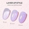 image:imageMelodySusie Gel Nail Kit with PART06G Cordless UV Lamp Rechargeable LED UV Light with Smart Sensor Classic Popular Colors Plant Based Nails Polish with Top Base Coat Builder Gel Beginner Nail KitLilac PurpleJM04