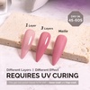 image:imageMelodySusie Gel Nail Polish Kit with UV Light PART06F Popular Color Gel with Builder and Baser ampGlossy Top Coat Soak Off Includes Nail Art Tools Nail Art Gift for Women amp GirlsADark PinkA2612