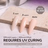 image:imageMelodySusie Gel Nail Polish Kit with UV Light PART06F Popular Color Gel with Builder and Baser ampGlossy Top Coat Soak Off Includes Nail Art Tools Nail Art Gift for Women amp GirlsNude PinkA2401