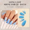 image:imageMelodySusie Gel Nail Polish Kit with UV Light PART06F Popular Color Gel with Builder and Baser ampGlossy Top Coat Soak Off Includes Nail Art Tools Nail Art Gift for Women amp GirlsAOcean Blue1656