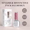 image:imageMelodySusie Gel Nail Polish Kit with UV Light PART06F Popular Color Gel with Builder and Baser ampGlossy Top Coat Soak Off Includes Nail Art Tools Nail Art Gift for Women amp GirlsStrawberry Pink Glitterz201
