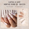 image:imageMelodySusie Gel Nail Polish Kit with UV Light PART06F Popular Color Gel with Builder and Baser ampGlossy Top Coat Soak Off Includes Nail Art Tools Nail Art Gift for Women amp GirlsAMilky White595